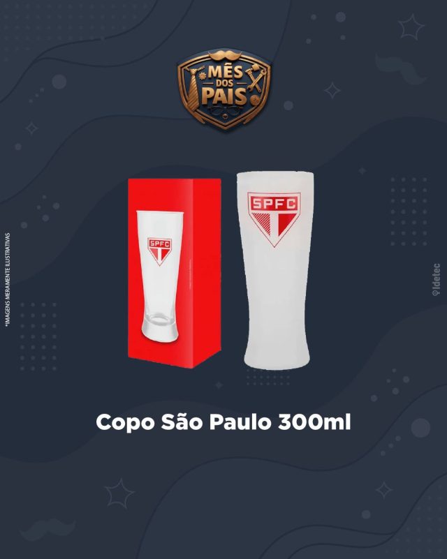 ⚽🍺 A torcida tricolor fica ainda melhor com o Copo Lager Prime 300ml – São Paulo, da Lar Place Marília!
Perfeito para os jogos, churrascos e comemorações com a galera. Um item que não pode faltar na coleção de um verdadeiro torcedor!
🏆 Capacidade de 300ml
 🔴 Escudo oficial do SPFC
 🎁 Ótimo para presentear ou colecionar
📍 R. Paraná, 101 – Marília – SP
 #LarPlaceMarilia #CopoTricolor #TorcidaSãoPaulo #PresenteDeTorcedor #Marilia