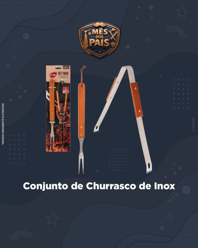 🔥 Transforme seu churrasco em um verdadeiro espetáculo! 🔥
 O Conjunto de Churrasco de Inox com Pegador + Garfo Cabo de Madeira oferece resistência, praticidade e muito estilo para os apaixonados pela grelha. Produzido em aço inox de alta qualidade e cabo de madeira, é perfeito para quem valoriza qualidade e conforto na hora de preparar e servir. 🍖💪
 Ideal para virar, cortar e servir com facilidade — um item indispensável para qualquer churrasqueiro de respeito.
 ➡ Venha visitar nossa loja e garantir o seu!
📍 Rua São Luiz, 1077 – Centro, Marília - SP
 #LarPlace #Marília #Churrasco #Inox #Garfo #Pegador #CaboDeMadeira #Churrasqueiro #Casa #Cozinha