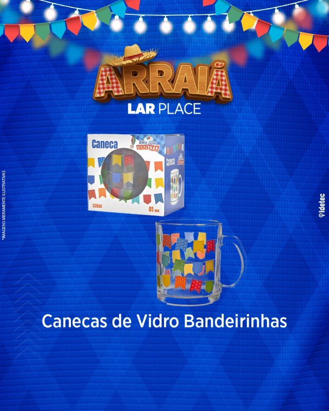 🌽🎊 Comece o dia no clima do Arraial com a nossa Caneca de Vidro Bandeirinhas!

Ideal para café, chá ou chocolate quente, a caneca traz toda a alegria da Festa Junina diretamente para sua casa.

🎊 Estampa colorida e temática
☕ Vidro resistente e de qualidade
🌾 Perfeita para presentear ou deixar sua mesa mais alegre

📍 R. Paraná, 101 – Marília – SP
#LarPlaceMarilia #CanecaJunina #DecoraçãoFestaJunina #SãoJoãoMarília #FestaCaipira
