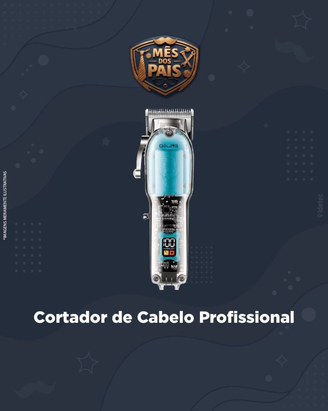 💈✂️ Cortador de Cabelo Profissional USB: recarregável, sem fio e com visor, perfeito para cortes precisos e práticos!
Ideal para homens que querem acabamento profissional em casa.
✔ Design transparente e moderno
✔ Sem fio e recarregável
✔ Aparador preciso e durável
📍 Rua Paraná, 101 - Marília - SP
#LarPlaceMarília #CortadorDeCabelo #AparadorMasculino #EstiloEPraticidade