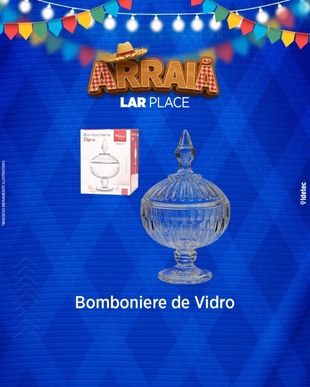 🍬✨ A elegância que faltava na sua casa está na Bomboniere de Vidro, da Lar Place Marília!

Com um design clássico e sofisticado, ela é perfeita para doces ou como peça de destaque na decoração.

🌟 Vidro resistente e elegante
🍭 Ideal para mesas, estantes ou aparadores
💫 Praticidade e beleza no seu ambiente

📍 R. Paraná, 101 – Marília – SP
#LarPlaceMarilia #Bomboniere #DecoraçãoDeCasa #DetalhesQueEncantam #Marilia