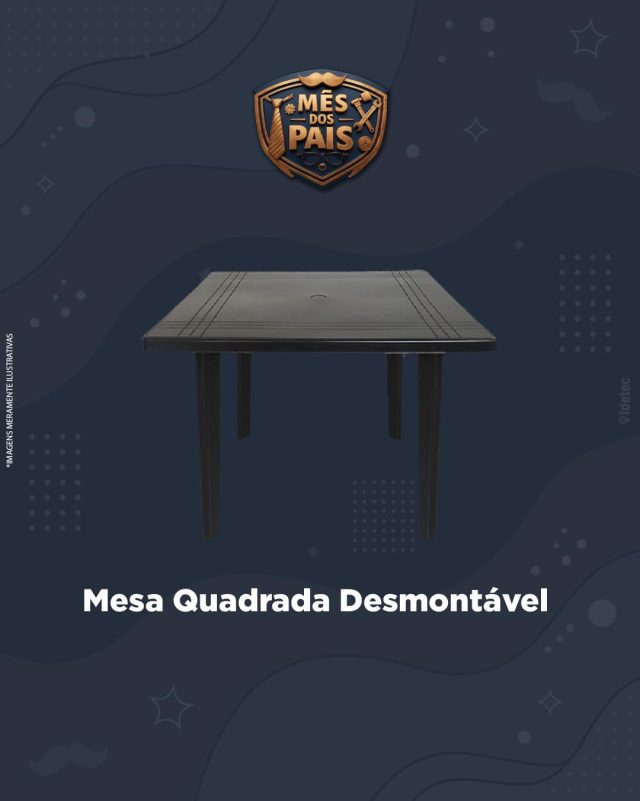 🪑🖤 Mesa Quadrada Desmontável Preta: ideal para organizar suas refeições e eventos com praticidade!
 Leve, resistente e fácil de montar, perfeita para churrascos, acampamentos e uso diário.
 ✔ Estrutura durável e resistente
 ✔ Design compacto e desmontável
 ✔ Fácil de guardar e transportar
 📍 Rua Paraná, 101 - Marília - SP
 #LarPlaceMarília #MesaDesmontável #PraticidadeEEstilo #CasaEFestas