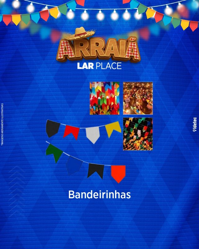 🎊🌽 Bandeirão de Plástico – Grande no tamanho, gigante na alegria! 🌽🎊
 O destaque que faltava na sua decoração junina chegou na Lar Place Marília!
 Use em entradas, quintais ou varandas e transforme o ambiente com cores vivas e clima festivo.
🪅 Ótimo para ambientes externos
 🌈 Cores fortes e material leve
 🎉 É só pendurar e aproveitar o arraial!
📍 R. Paraná, 101 – Marília – SP
#LarPlaceMarilia #BandeirãoDePlástico #DecoraçãoJunina #SãoJoãoColorido #Marília