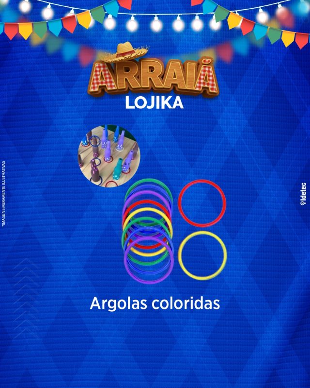 🎯🌈 Argolas Coloridas – A alegria das brincadeiras juninas! 🌈🎯
 Na Lar Place Marília você encontra o kit com 10 argolas coloridas que vai garantir muitas risadas e diversão em sua Festa Junina!
🪅 Brincadeira clássica que todo mundo ama
 🌟 Fácil de montar e brincar
 🎉 Ideal para crianças e adultos
📍 R. Paraná, 101 – Marília – SP
#LarPlaceMarilia #ArgolasJuninas #BrincadeiraDeArraial #FestaJunina #Marília