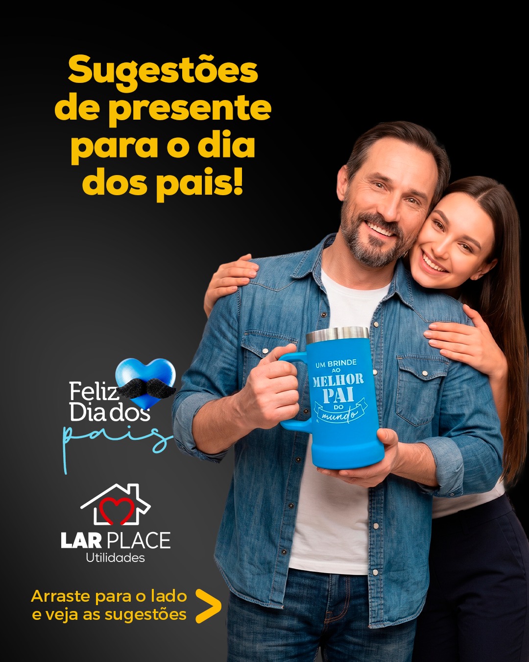 DIA DOS PAIS LAR PLACE 🖤🛍

Sugestões de presente para o seu pai! 🎁

👉 Arraste para o lado e veja as sugestões!

💳 Tudo em até 12x sem juros no cartão!

📍 Av. Nações Unidas, 17-180 – Andar 1 e 2 – Vila Santo Antônio, Bauru – SP
⏰ Todos os dias até as 22h (inclusive domingos e feriados)

#DiaDosPais #LarPlace #PresenteParaPai #12xSemJuros #Bauru #ComprasBaur