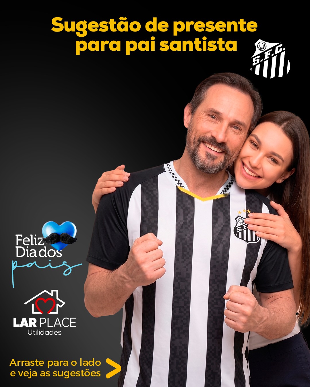 ⚪⚫ DIA DOS PAIS LAR PLACE

Sugestões de presente para o pai santista! ⚓🎁

👉 Arraste para o lado e veja as sugestões!

💳 Tudo em até 12x sem juros no cartão!

📍 Av. Nações Unidas, 17-180 – Andar 1 e 2 – Vila Santo Antônio, Bauru – SP
⏰ Todos os dias até as 22h (inclusive domingos e feriados)

#DiaDosPais #LarPlace #PresenteParaPai #Santos #12xSemJuros #Bauru #ComprasBauru